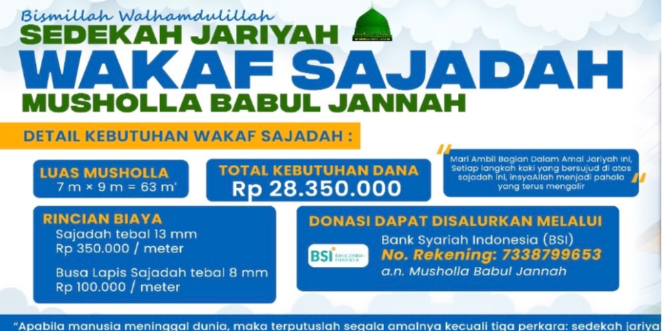 Pembangunan Mushollah